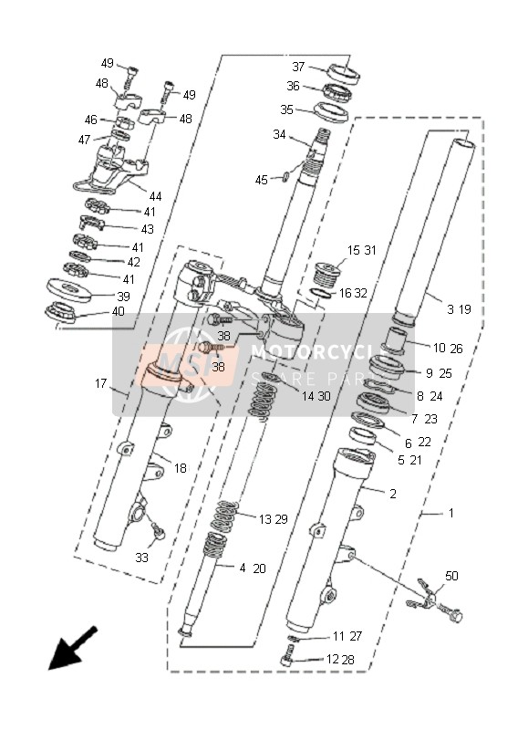 901051058500, Bolt, Washer Based(3FA), Yamaha, 1